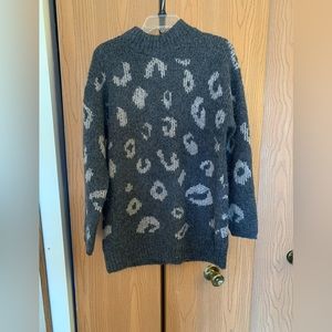 Cheetah print sweater